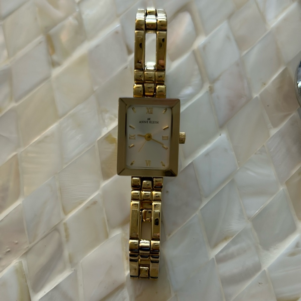 Gold Anne Klein Watch